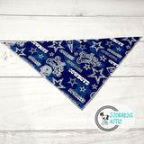Retro Dallas Cowboys Dog Bandana