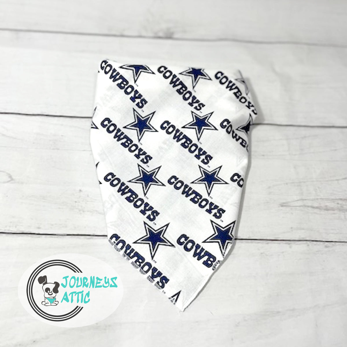 Dallas Cowboys Tie-On Dog Bandana