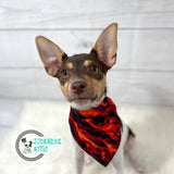 Fire Flames Dog Bandana