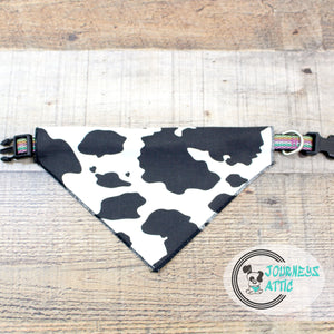 Cow Print Dog Bandana