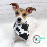 Cow Print Dog Bandana