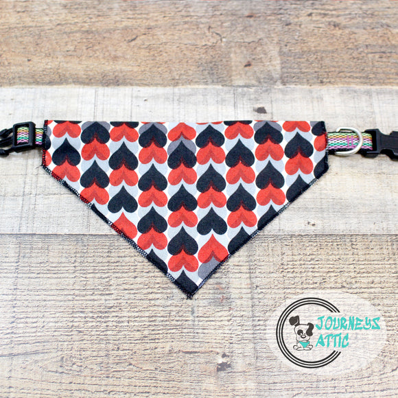 Valentines Day Hearts Dog Bandana