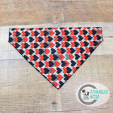 Valentines Day Hearts Dog Bandana