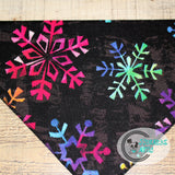 Snowflake Christmas Dog Bandana