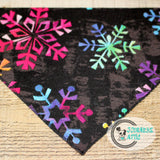 Snowflake Christmas Dog Bandana