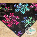 Snowflake Christmas Dog Bandana