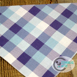 Easter Plaid Dog Bandana