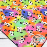 Rainbow Puppy Dog Bandana