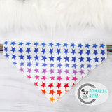 Rainbow Stars Dog Bandana