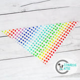 Rainbow Stars Dog Bandana