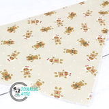 Christmas Gingerbread Man Dog Bandana