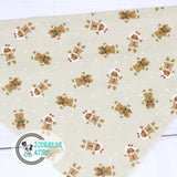 Christmas Gingerbread Man Dog Bandana