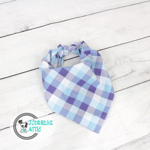 Easter Plaid Dog Bandana