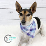 Easter Plaid Dog Bandana