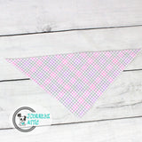 Easter Plaid Flannel Dog Bandana