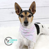 Easter Plaid Flannel Dog Bandana