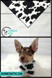 Cow Print Dog Bandana