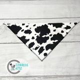 Cow Print Dog Bandana