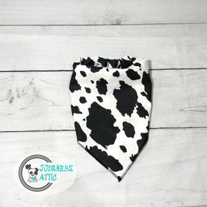 Cow Print Dog Bandana