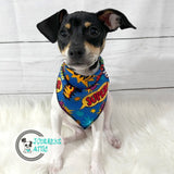 Comic Book Words Dog Bandana