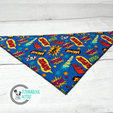 Comic Book Words Dog Bandana