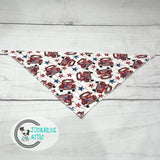 Red truck Patriotic 4th of July Dog Bandana