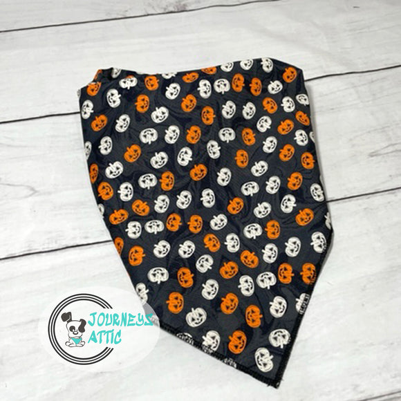 Halloween Pumpkin Dog Bandana